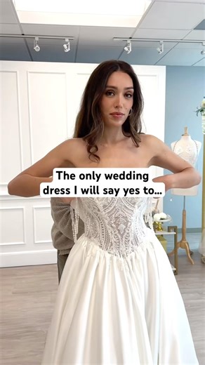 The Satin Bow Wedding Dress of my DREAMS 🎀 #shorts #weddingdress #weddingdressideas