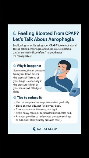 Feeling Bloated from CPAP?