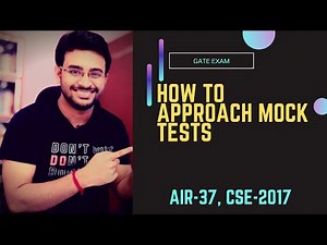 How to utilise mock tests in an effective way? | Gate Preparation Strategy |