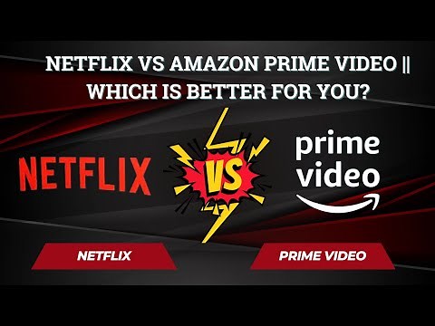 Netflix vs Amazon Prime video || Which is better for you (2024) #primevideo #netflix #amazonprime