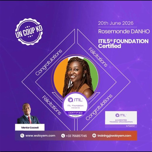 REUSSITE ITIL ROSEMONDE DANHO