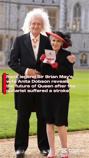 Rock legend Sir Brian May's wife reveals the future of Queen after the guitarist suffered a stroke
