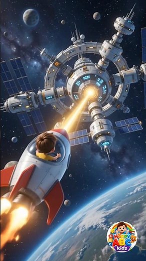 🚀 Rocket, Satellite, Astronaut & Moon 🌕 | Space Adventure for Kids | Learn Space Objects