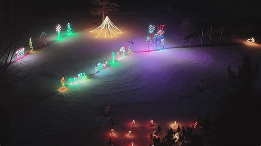 Williston lights in the park