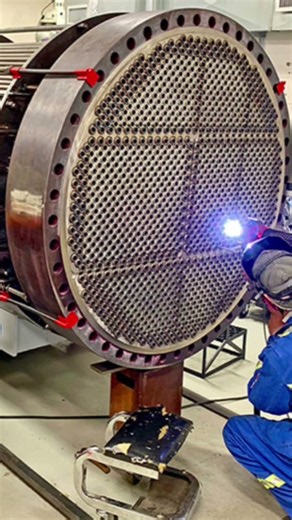 Shell & Tube Heat Exchanger Manufacturing 🔥 | M.D HEAT EX #Shorts