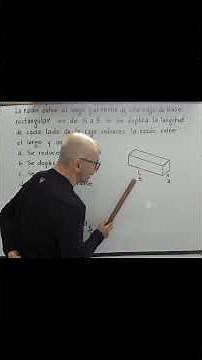 🔍💡¡Razones y Proporciones en una Caja Rectangular! Analiza antes de calcular. Tipo prueba admisión