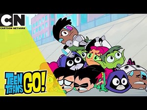 Every Time Robin Says Go! The Video Gets Faster | Teen Titans Go! | Cartoon Network UK