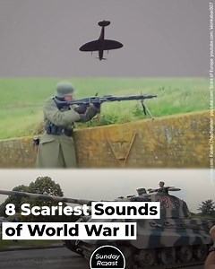 1.7M views · 28K reactions | What does war sound like? Hopefully, most viewers will never get to experience it firsthand. Modern warfare has some unique sounds, but so did World War II. These noises terrified troops and civilians alike some 80 years ago. | Sunday Roast | Facebook