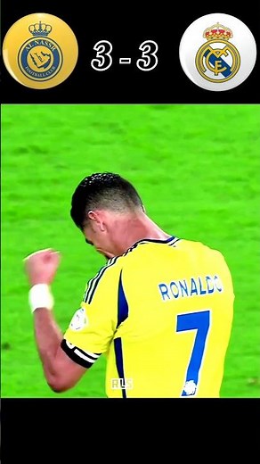 Al Nassr vs Real Madrid (3-3) - Imaginary highlights match 2026 #ronaldo #shorts