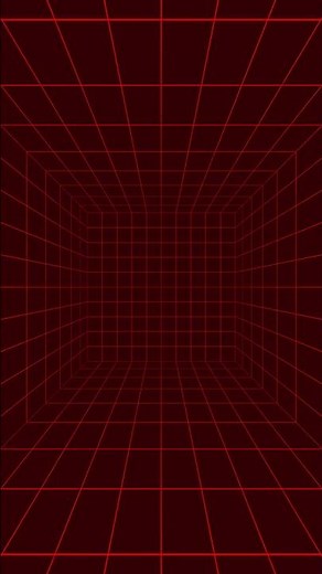 Red Tunnel Grid Motion Loop Background Video | Free Download #tiktok #reels #shorts #free #red