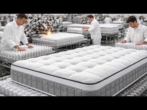 Inside the Mattress foam factory||” What’s REALLY Inside Your Mattress? (Factory Secrets Revealed)"
