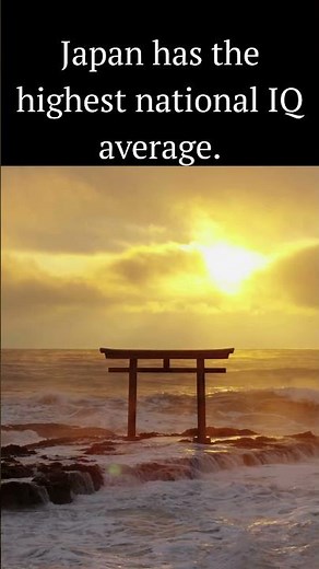 Japan has the highest national IQ average