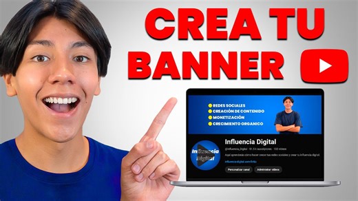 Cómo crear un banner de YouTube gratis en Canva | Guía paso a paso