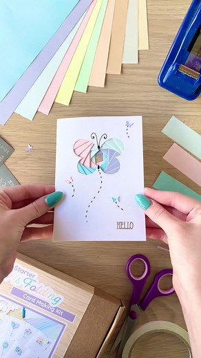 Make your own butterfly card!🦋 In my Iris Folding Starter Kit I include beginner templates and a clear instruction guide so you can relax and enjoy the process with ease!😇 Learn how to make cards like this one and shop the iris folding starter kit on my website (UK) or Etsy shop (international)! (link in bio)🥳 #creativelearning #creativeideas #createyourhappy #createmakeshare #handmadecraft #craftkit #howto #cardmaking #cardideas #diygifts #ukcraft #butterflyart #howto