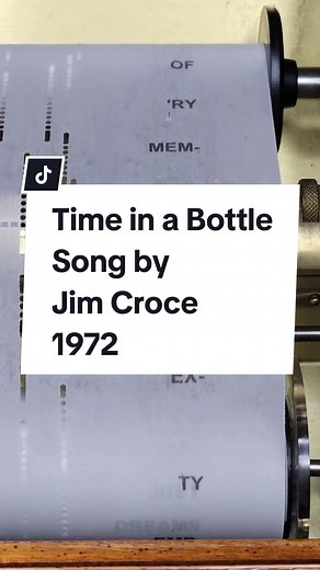 Time in a Bottle. sing the lyrics from the bottom up #shermantheplayerpiano #singalong #timeinabottle #jimcroce #qrs #fyp #piano #music #duet #karaoke