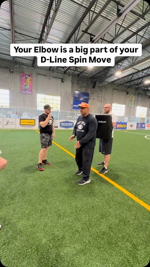 Improve your D-Line Spin move with this tip. #football #shorts #highschoolfootball #training #collegefootball #americanfootball #hufangalinemancamp #athlete #dline #passrush #short #footballfundamentals | Tevita Hufanga
