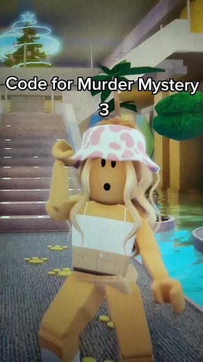 Code for Murder Mystery 3 ! 🔪 #mm3#murdermystery#rblx#roblox#fyp#promocode#prt#rblxx#game#code#twittercode#rblxgame#knife#robloxplayer#gaming#tuto