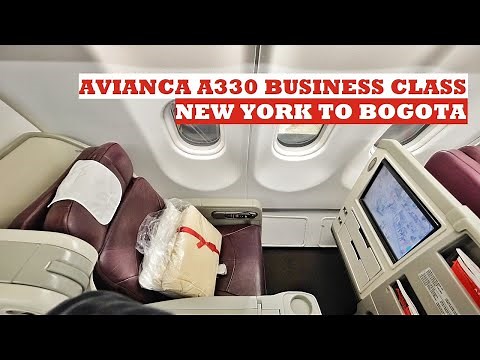 Avianca A330 BUSINESS CLASS | AV21 New York-JFK to Bogotá