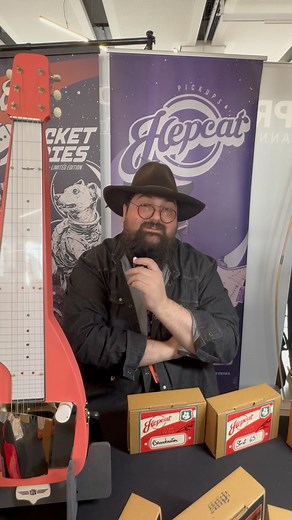 Les micros HEPCAT PICKUPS 🎸 #parisguitarfestival #guitarfestival #guitarshow #microguitare #luthier #luthierguitare #pickups #hepcatpickups | Paris Guitar Festival