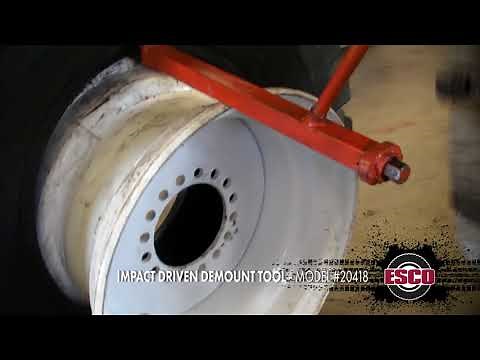 Demounting a 17.5 x 25 Loader Tire/Wheel [Model 20418]