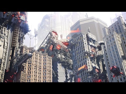 UE5 :: Environment Scene :: Fifth Element Sci-Fi City Game Pitch :: Update 1 :: 4k Video