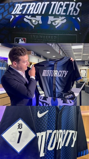 Unboxing: the Detroit Tigers unveiled their new Nike City Connect uniforms. Check out all the gear that comes with the new jersey | Brad Galli WXYZ
