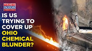 A freight train derailment in Ohio near the Pennsylvania state line left a mangled and charred mass of boxcars and flames as authorities launched a federal investigation and monitored air quality from the various hazardous chemicals in the train. #Ohio #OhioFire #Train #Fire #UnitedStates #TimesNow #TimeNowNews #TNOriginals #TimesNowOriginals | TIMES NOW