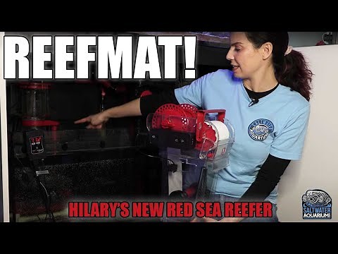 REEFMAT Fleece Roller Filter Installation - Hilary's New Red Sea Reefer