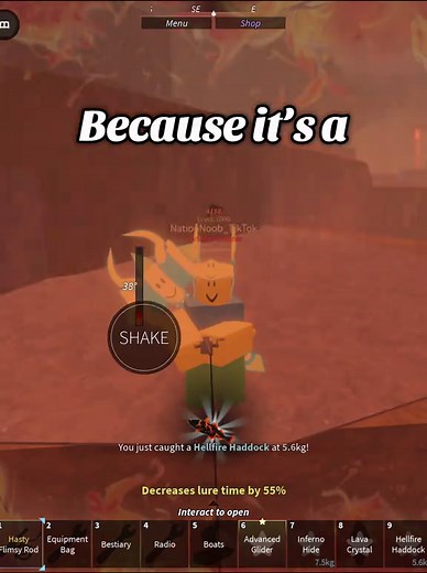 How To Complete Volcanic Vent In Fisch #fisch #roblox #fyp | magma leviathan in fisch