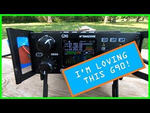 POTA with the Xeigu G90 and the KM4ACK EFHW