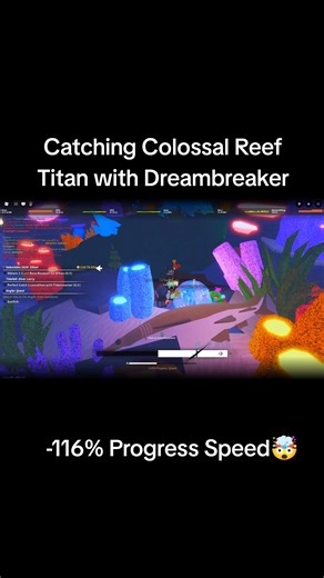 Catching Colossal Reef Titan in Roblox Adventure