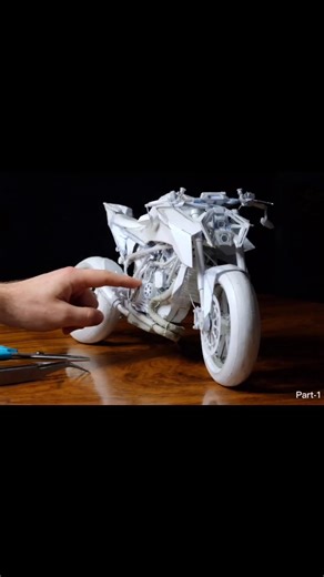how to make a paper bike ktm 1390 super duke #short #shorts