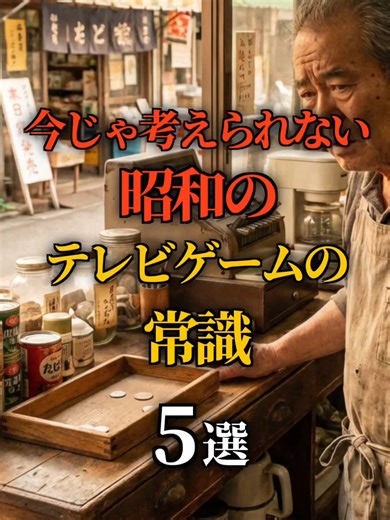 今じゃ考えられない昭和のテレビゲームの常識