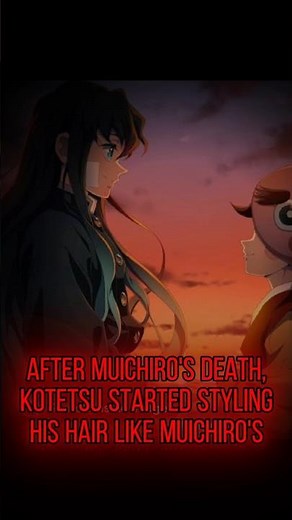 Demon Slayer Sad Facts #12 😭 Kotetsu Copied Muichiro’s Hair After His Death 💔 #muichiro