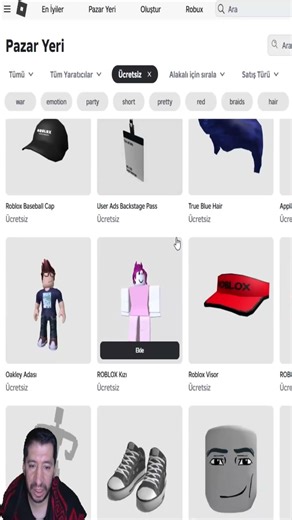 How to get free items in Roblox