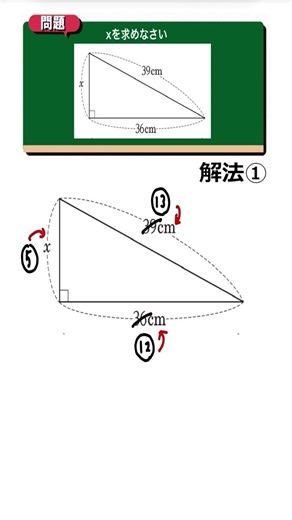 三平方の定理 解法①