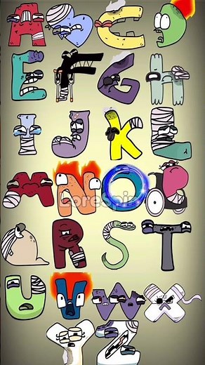 ALPHABET LORE A-Z but FIRE version - ALPHABET LORE ANIMATION MEME - abcdefghijklmnopqrstuvwxyz