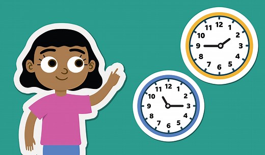 Quarter past and quarter to - KS1 Maths resources for Year 2 - BBC Bitesize