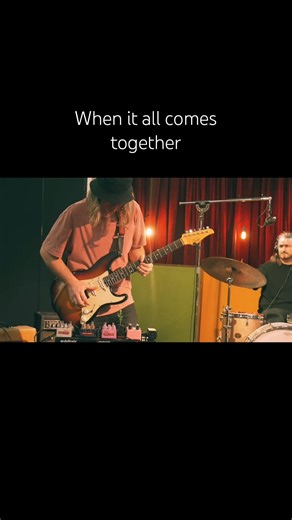 Recording straight to tape 🎛️🎸 #guitarmusic #rock #shorts #drumnbass #jazz #trio