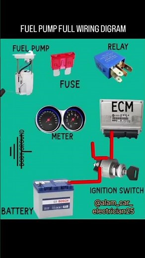 Fuel Pump Full Wiring Diagram Explained | Easy Tutorial for Beginners