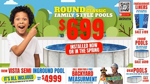 🚨✋🙀💦Swimming Pool Clearance! Includes FREE Installation now or in the spring. Do not delay. Round from $699 Ovals from $1,2999 Semi In Grounds from $4,999 www.irpools.com | Island Recreational