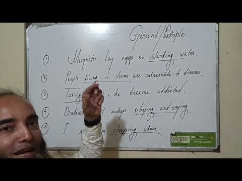 English grammar gerund and participle..