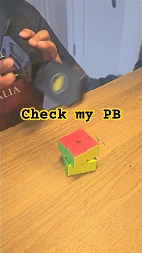 2x2 pb 9 43 #bestcuber #solving #2x2 #speedcubing #faster