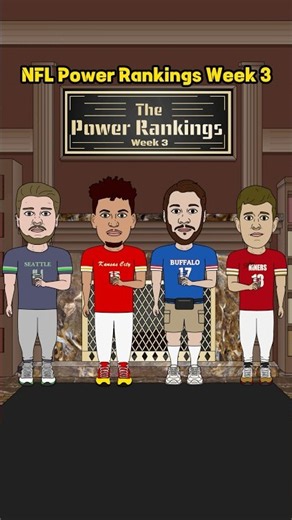 NFL Power Rankings Week 3