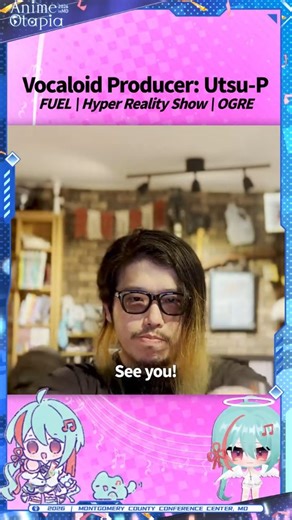 Anime Otapia on Instagram: "Vocaloid Producer U.S. Premiere at Anime Otapia’s VocaNight! A special greeting video from Utsu-P(鬱P) is now live! Representative Works 《Hyper Reality Show》 https://www.youtube.com/watch?v=Z4LiNMCTV20 《FUEL》 https://www.youtube.com/watch?v=n9xeDxXE4Jc 《OGRE》 https://www.youtube.com/watch?v=N9-M-avUjO8 《Ga》 https://www.youtube.com/watch?v=sja_sX0MXXg Autograph Sessions * January 16 (Fri) — Day 1 * January 17 (Sat) — Day 2 Don’t miss this chance to meet with Utsu-P! See