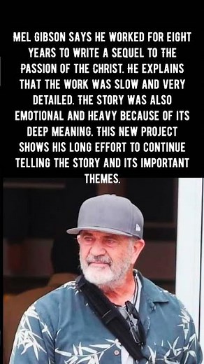 Mel Gibson Writes Passion Sequel in 8 Years#MelGibson #PassionOfTheChrist
