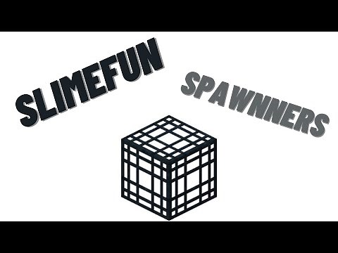 Slimefun-How to craft and use spawner.