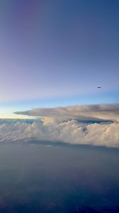Ever wondered what it looks like when two airliners pass each other at cruising altitude in opposite directions? ✈️ Ever seen this from a window seat? (Them clouds though) PHX-MCO Airbus A321-211 N702FR Seat 3A #orlandojets #airplane #passing #windowseat #a321 #737 | OrlandoJets