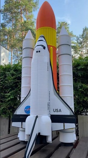 3D printed Space Shuttle Endeavour with Booster Pack #nasa #3dprinting #spaceshuttle