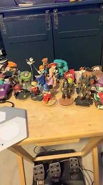 Showing my Disney infinity 1.0 characters that I got over the years #disneyinfinity